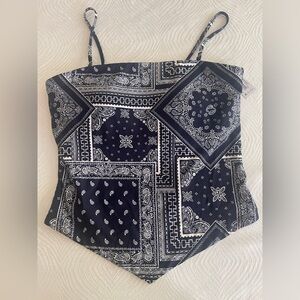 Boundaries Juniors Bandana Tube Top, Sizes Medium